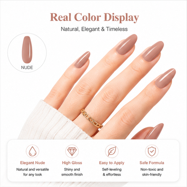 Nude Poly Nail Gel 60g/2OZ Builder Gel for Nail Extension