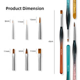 Reflective Nail Brush Set