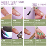 BALLRAIN NAIL TIP KIT WITH MANICURE TOOLS