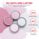 Aokitec  Nail Kit Starter - 4 Colors White Nude Pink Glitter Nail Dip Powder Set
