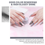 Aokitec 8+1 Colors Dip Powder Nail Kit - Dipping Powder Set Gillter series