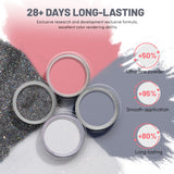 Aokitec 8+1 Colors Dip Powder Nail Kit - Dipping Powder Set Gillter series