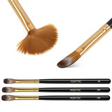 Aokitec  4PCS Acrylic Nail Brushes Size 8/10/12/14 Nail Brushes