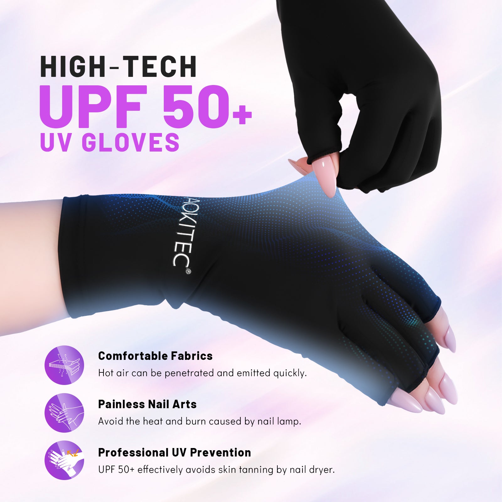 uv handschuhe nägel Aokitec UV Gloves for Nails