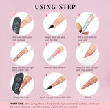 Aokitec Clear Extension Gel Nail Kit 60g Hard Gel