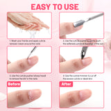 Aokitec Professional Cuticle Trimmer - Stainless Steel Cuticle Nipper for Manicure & Pedicure, Dead Skin Remover Nail Tool