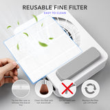 Aokitec Electric Nail Dust Collector Nail Dust Collector with Reusable Filters