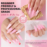 Pink Poly Nail Gel 60g/2OZ Builder Gel for Nail Extension & Strengthen