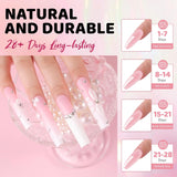 Pink Poly Nail Gel 60g/2OZ Builder Gel for Nail Extension & Strengthen