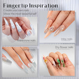 Aokitec Diamond Silver 60ml Poly Extension Nail Gel