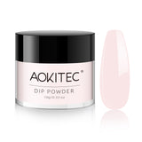 Aokitec 1OZ Pink Dip Powder Manicure Nail Art