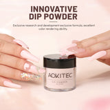Aokitec 1OZ Pink Dip Powder Manicure Nail Art