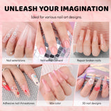 Light Pink Poly Nail Gel 60g/2OZ Builder Gel for Nail Extension & Strengthen