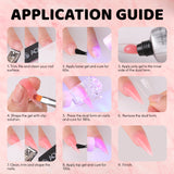 Light Pink Poly Nail Gel 60g/2OZ Builder Gel for Nail Extension & Strengthen