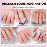 Pink Poly Nail Gel 60g/2OZ Builder Gel for Nail Extension & Strengthen
