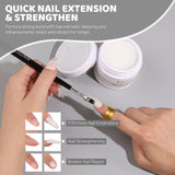 Aokitec Jelly White 7-in-1 Builder Nail Gel 60g Nail Strengthener & Extension Gel
