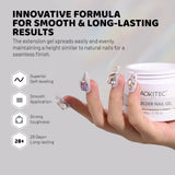 Aokitec Jelly White 7-in-1 Builder Nail Gel 60g Nail Strengthener & Extension Gel