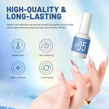 15ml Dip Powder Matte Top Coat - No Wipe Matte Finish for Dip Nails