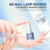 15ml Dip Powder Matte Top Coat - No Wipe Matte Finish for Dip Nails