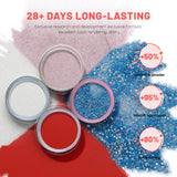 Aokitec 36PCS Dip Powder Nail Kit - 20+1 Colors Silver Black Pink Glitter Dipping Powder Nail Kit