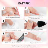 Aokitec Nail Repair Kit  Clear Dip Powder  - 28g Build Powder