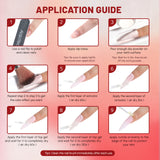 Aokitec 3 Colors Dip Powder Nail Kit - Pink Red Wine Red Dip Powder With Nail Tools