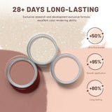 Aokitec 10pcs Dip Powder Nail Kit - Glitter White Pink Nude Pink Dip Powder Set Nail kit