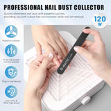 Aokitec Nail Vacuum Collector Strong Suction Nail Drill Dust Extractor