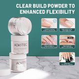 Aokitec 92 PCS Dip Powder Nail Kit with Everything - 20+1 Colors Dip nail Powde Set