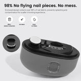 Aokitec 3-Speed Electric Nail Clipper - Safe Nail Trimmer for Seniors, Thick Nails, Limited Mobility