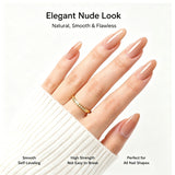 Aokitec 8-in-1 Nude Builder Gel 15ML, Nail Strengthener & Extension Gel, Rhinestone Adhesive & Base Coat for DIY & Salon Use