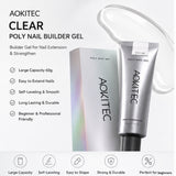 Clear Poly Nail Gel 60g/2OZ Builder Gel for Nail Extension & Strengthen