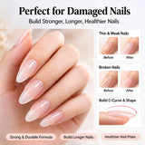 Aokitec 60g Clear 7-in-1 Builder Nail Gel, Hard Gel for Nail Extension Repair & Strengthening