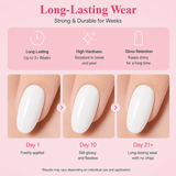 White Poly Nail Gel 60g/2OZ Builder Gel for Nail Extension & Strengthen
