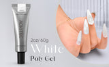 WHITE-POLY NAIL GEL(60g/2OZ)