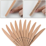 Mini Manicure Nail Files 180/240 Grit Wood Sanding Red/Tan Garnet File