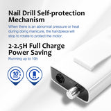 Electric Nail Drill Portable Efile Nail File Kit