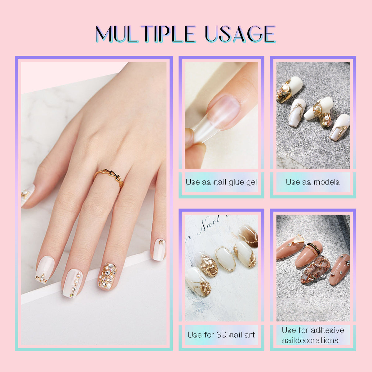 The Usages of Nail Rhinestone Glue You Didn't Know! 