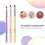 NAIL EXTENSION & GEL POLISH ART BRUSH SET