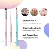 MACARON NAIL ART DESIGN BRUSH SET(6PCS)