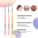 MACARON NAIL ART DESIGN BRUSH SET(7PCS)