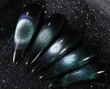 AURORA GREEN PURPLE -9D CAT EYE WITH BLACK COLOR GEL KIT