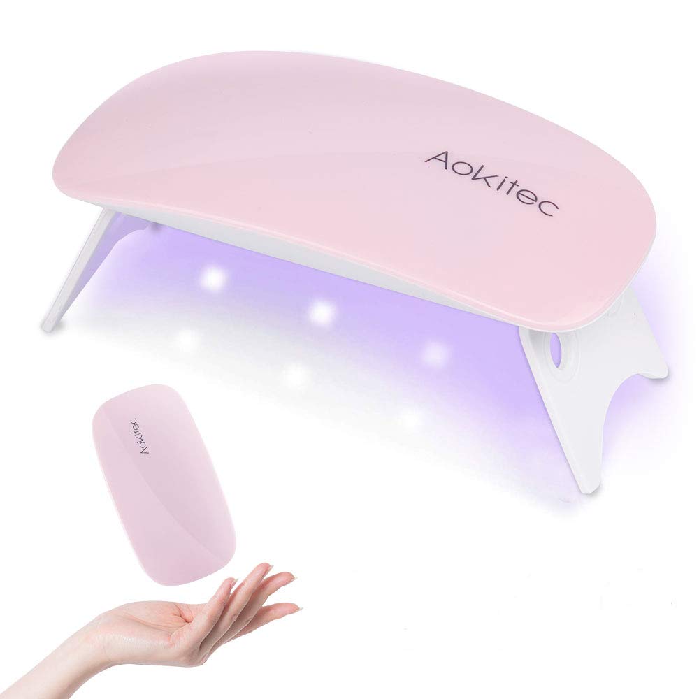 Aokitec UV Light for Nails - 78W UV LED Nail Lamp Gel Polish Fast Curing  Nail Dryer with 4 Timer Setting LCD Display for Curing All Nail Gels Extra